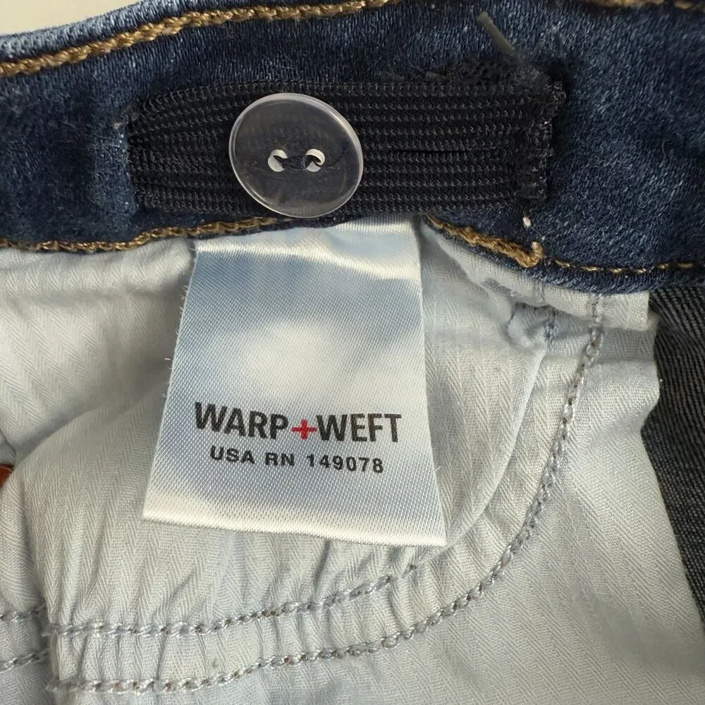 WARP + WEFT Denim KOA KONA Shorty Shorts Girls Adjustable Waist Size 12